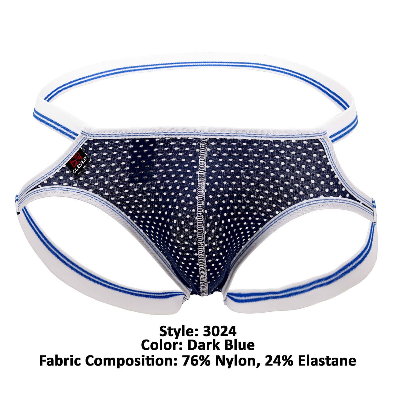 Clever 3024 Patriarca Jockstrap Dark Blue