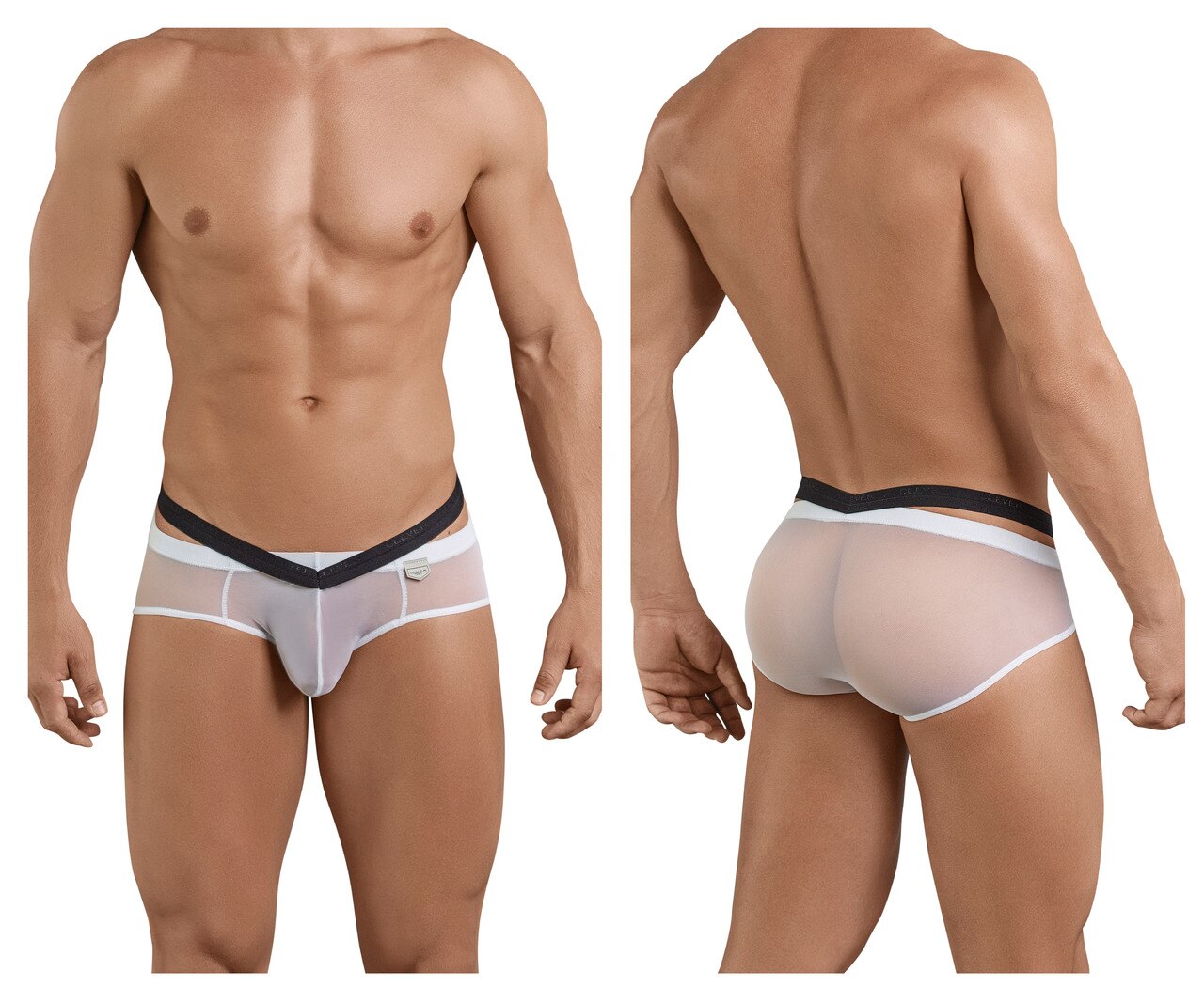 Mens Gorgeous Latin Bikini Briefs White