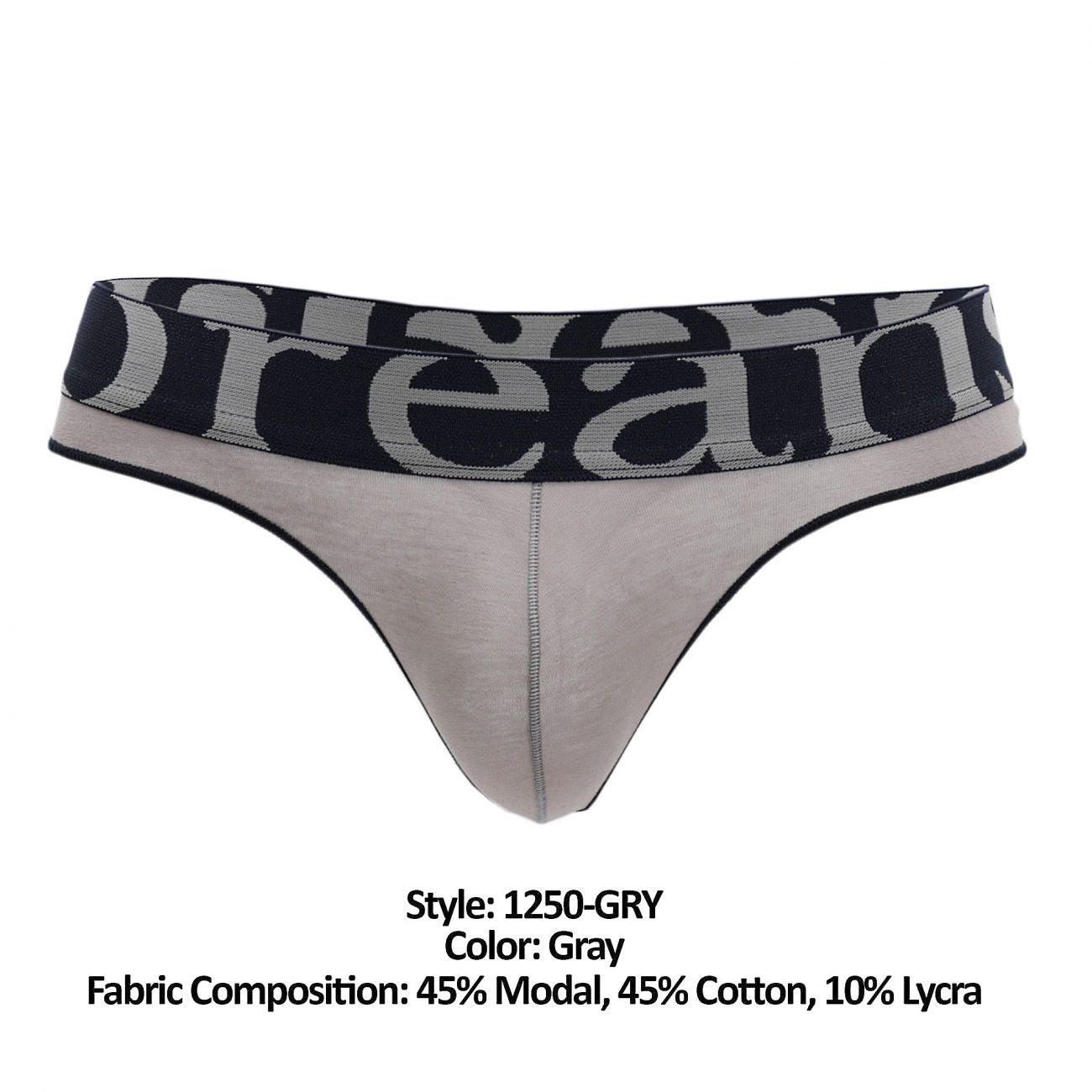 Doreanse 1250-GRY Wide-band Thong