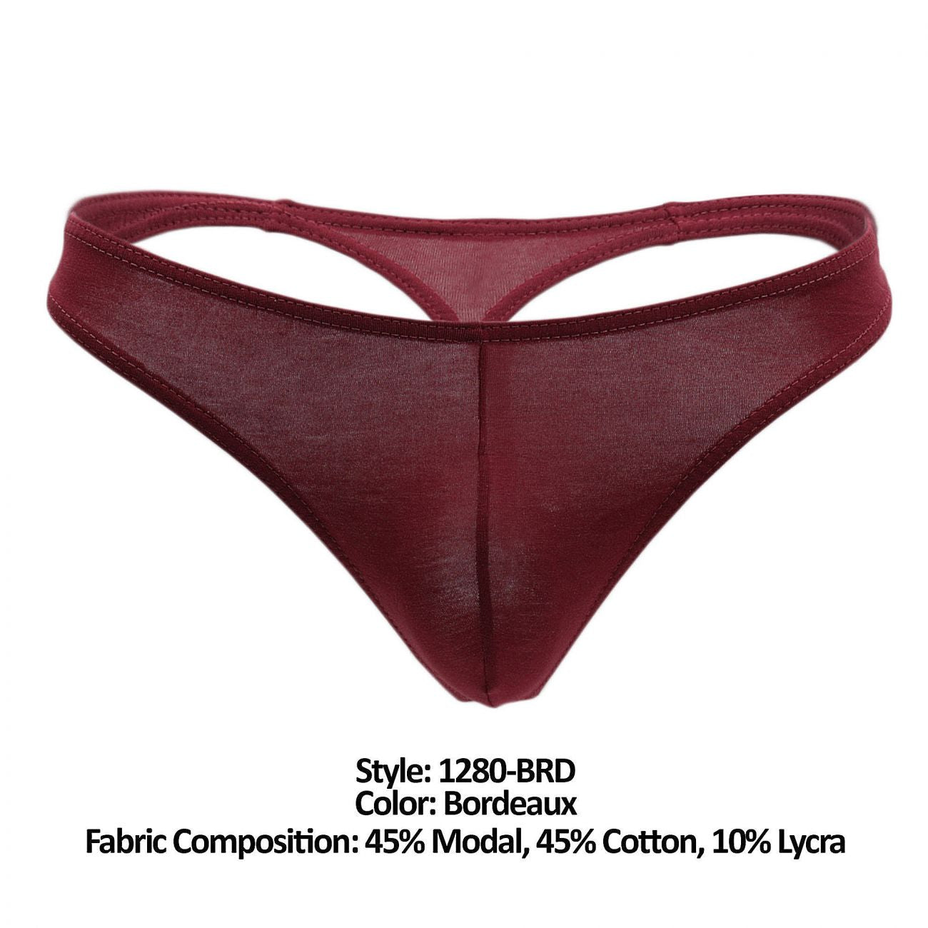 Doreanse 1280-BRD Hang-loose Mens Thong Bordeaux