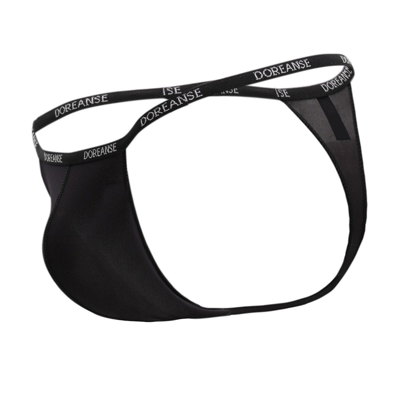 Doreanse 1390-BLK Aire Mens Thong Black