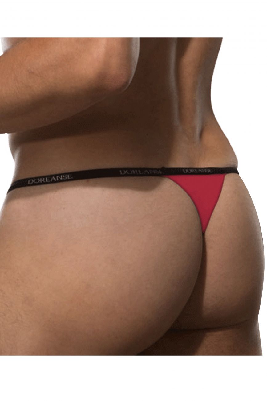 Doreanse 1390- Aire Mens Thong Red