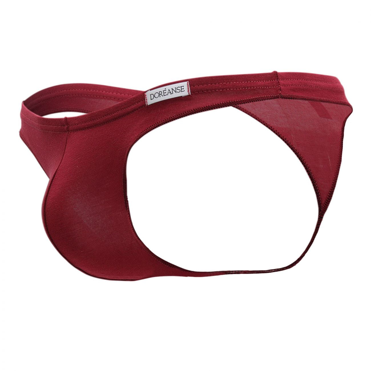 Doreanse 1392-BRD Euro Mens Thong Bordeaux