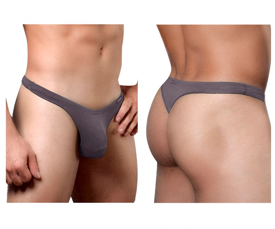 Doreanse 1392-SMK Euro Mens Thong Smoke