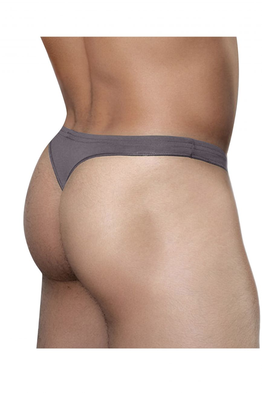 Doreanse 1392-SMK Euro Mens Thong Smoke