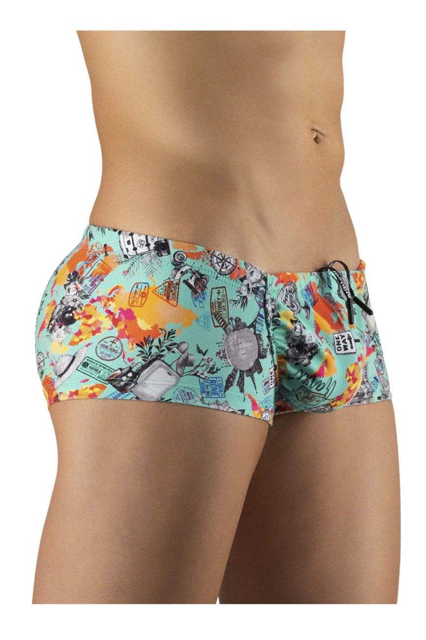 ErgoWear EW1063 FEEL Swim Voyager Swim Trunks Turquoise