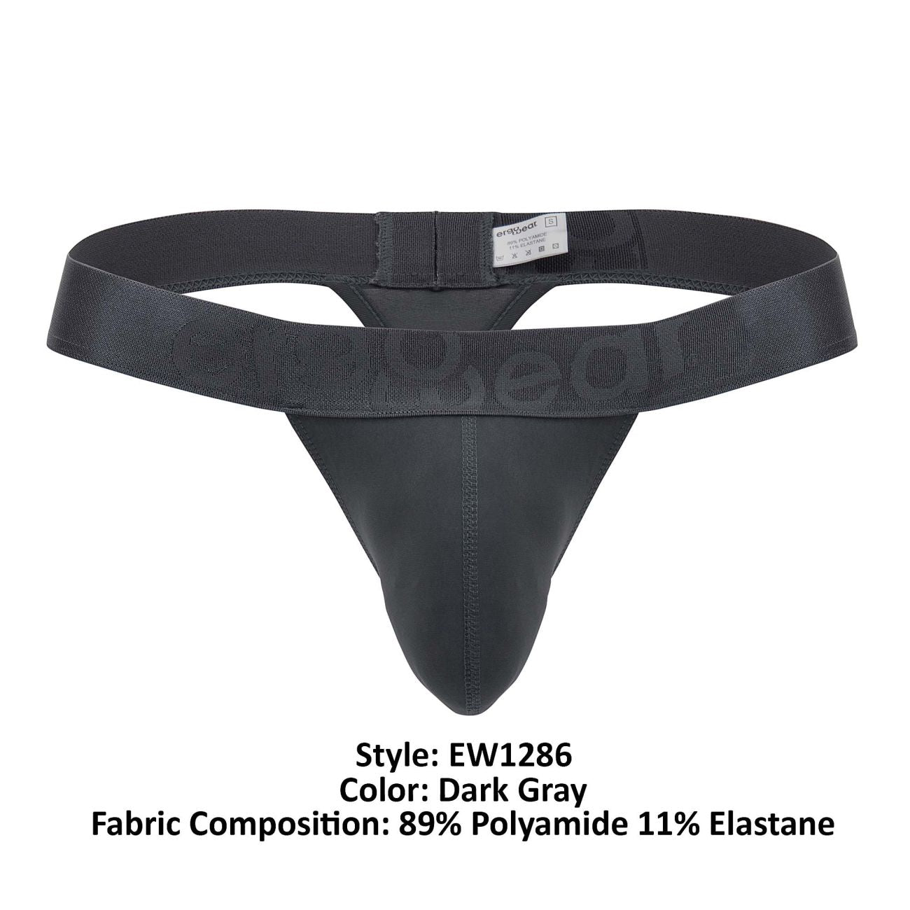 ErgoWear EW1286 MAX XX G-String Dark Gray