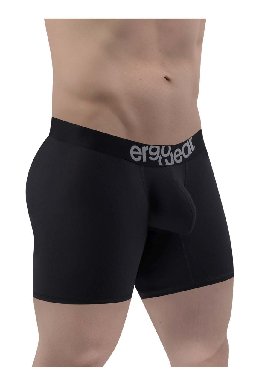 ErgoWear EW1485 MAX COTTON Boxer Briefs Black