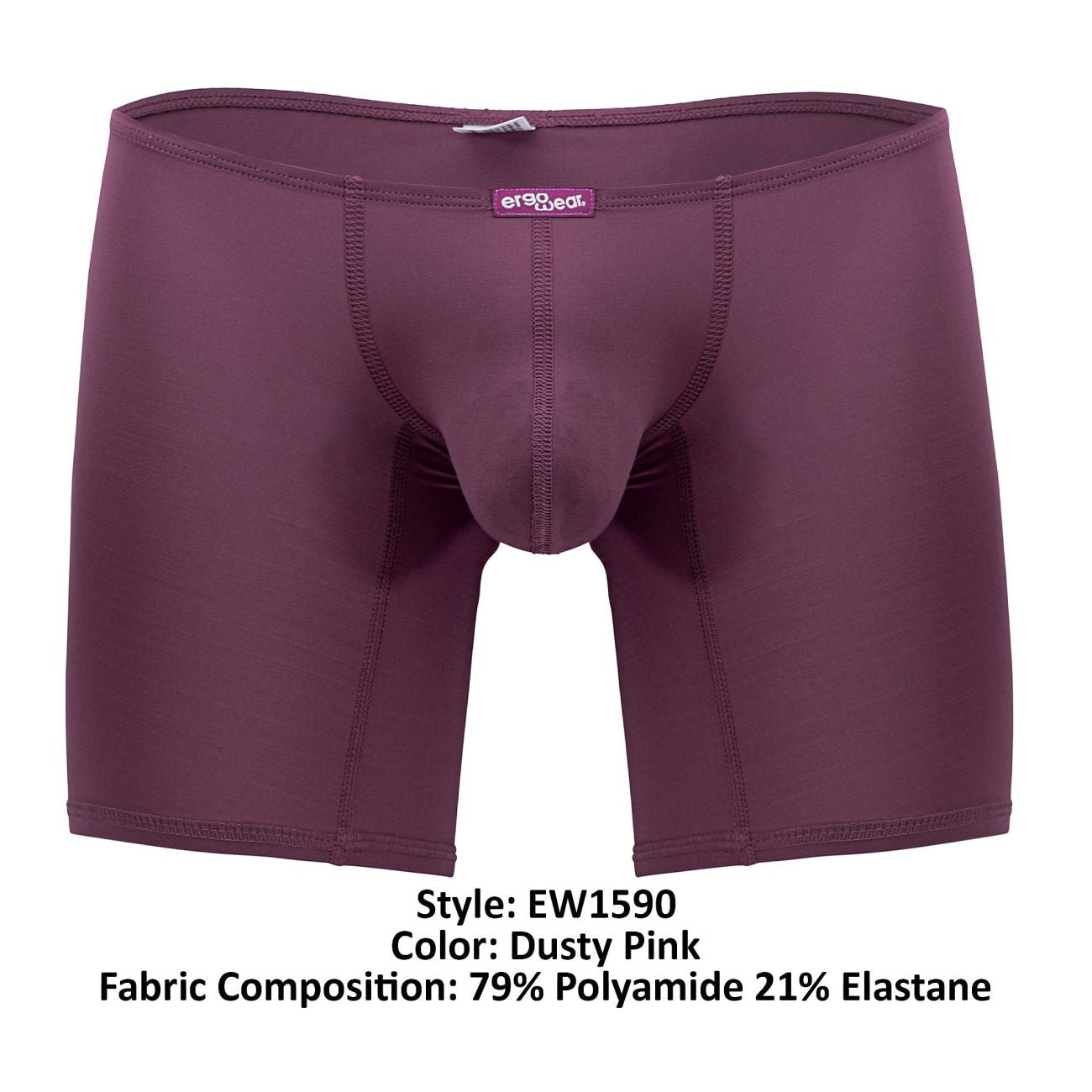 ErgoWear EW1590 X4D Boxer Briefs Dusty Pink