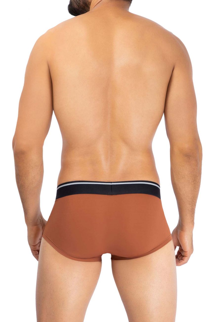 HAWAI 42181 Solid Microfiber Briefs Amber
