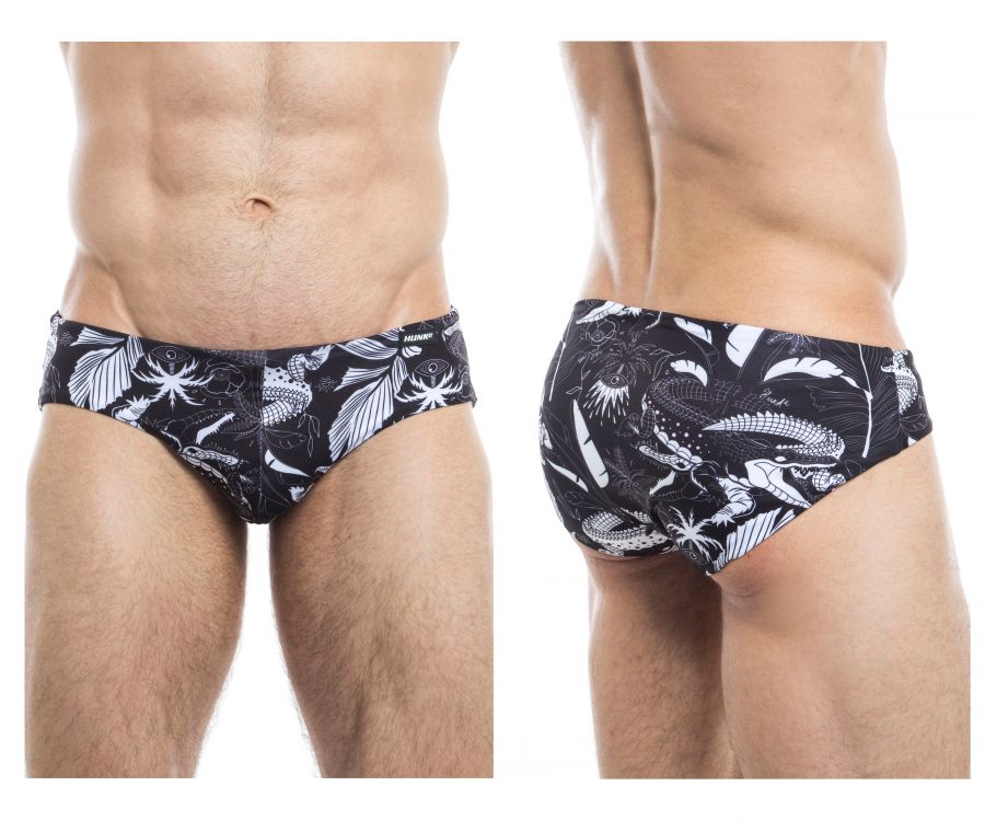 HUNK2 SB20201C Einfarbig² Reversible Swim Briefs