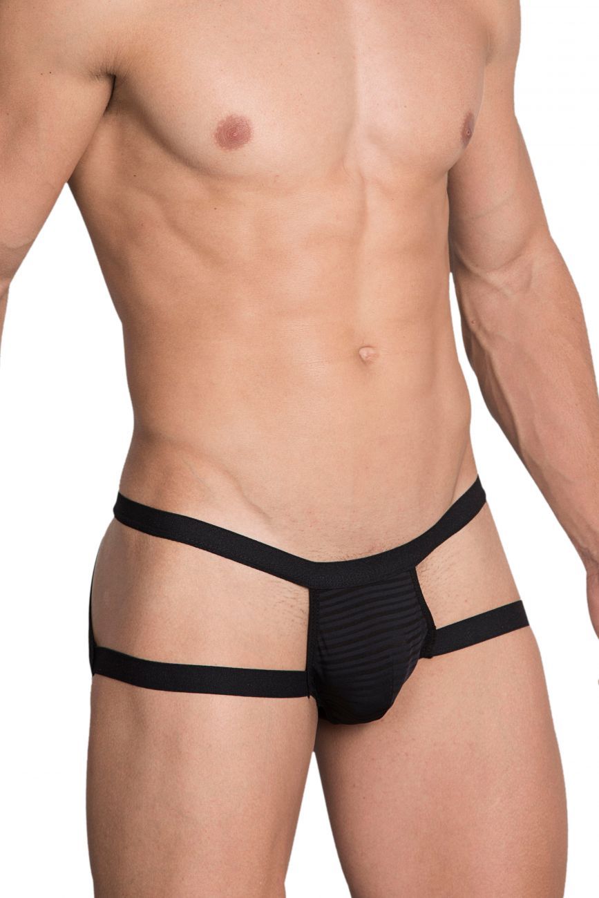 Hidden 958 Open Side Briefs Black