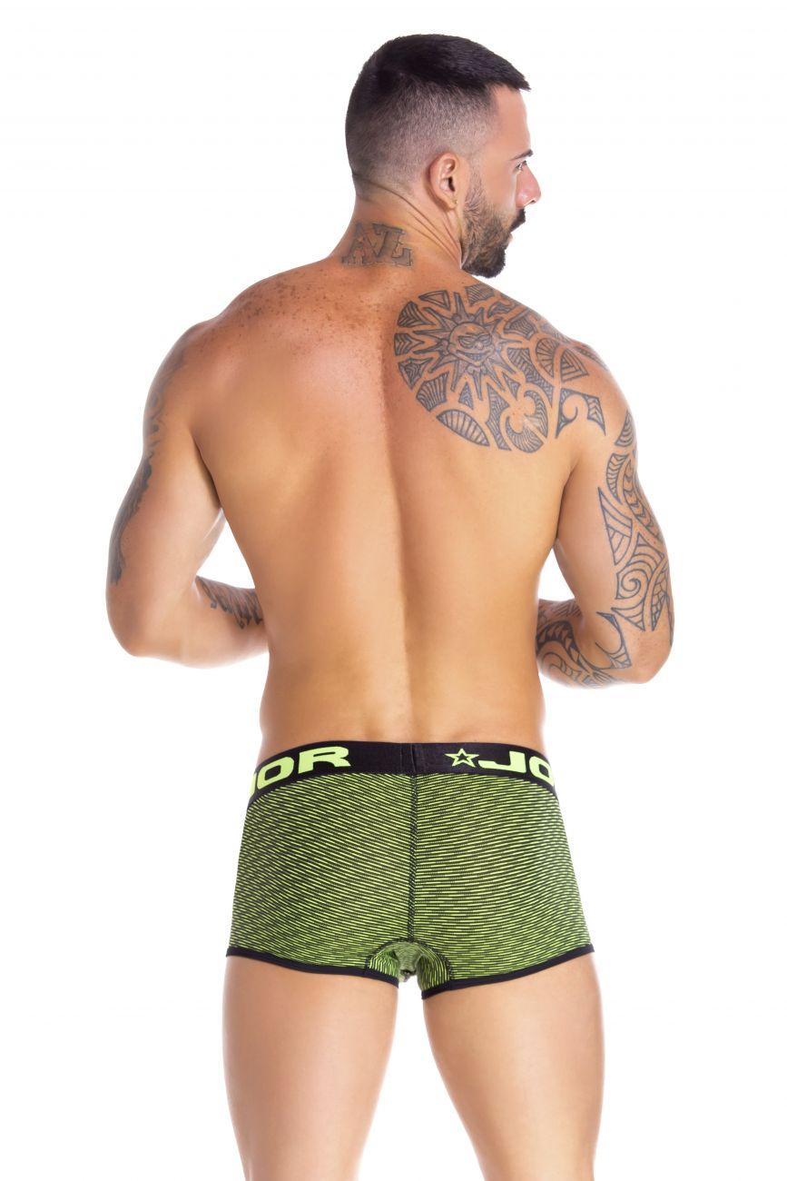 JOR 0817 Neon Boxer Briefs Black & Green
