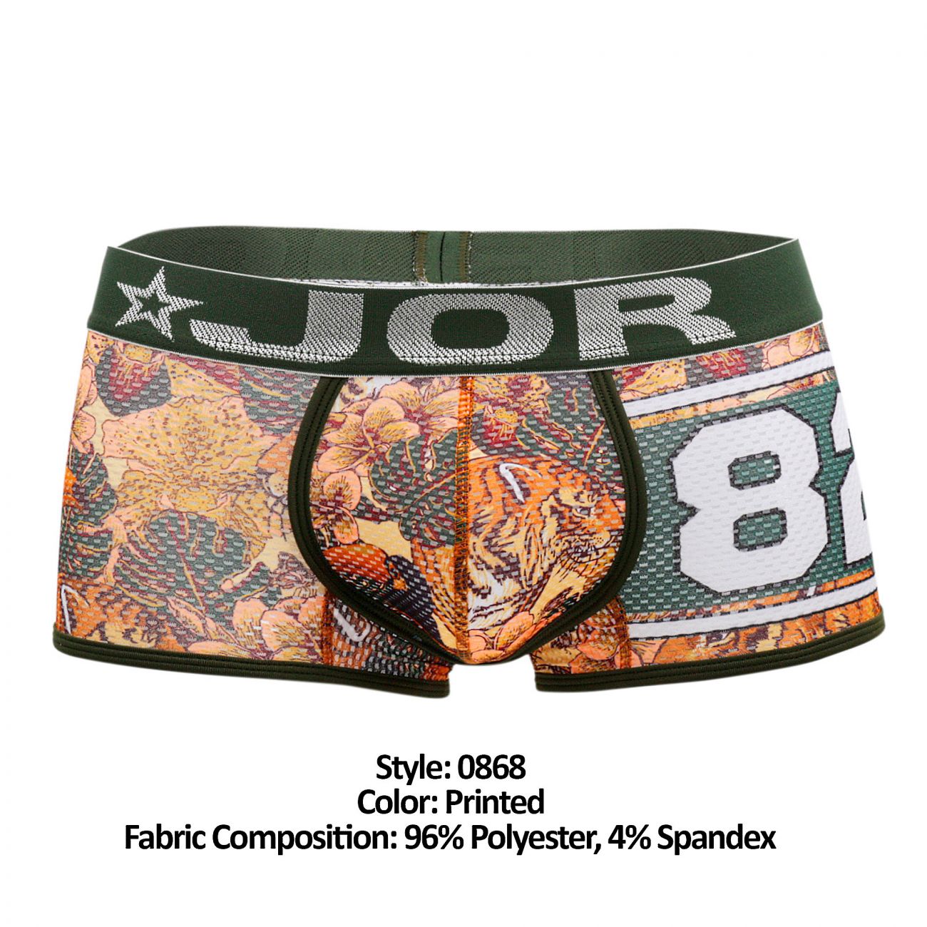 JOR 0868 Bengal Boxer Briefs
