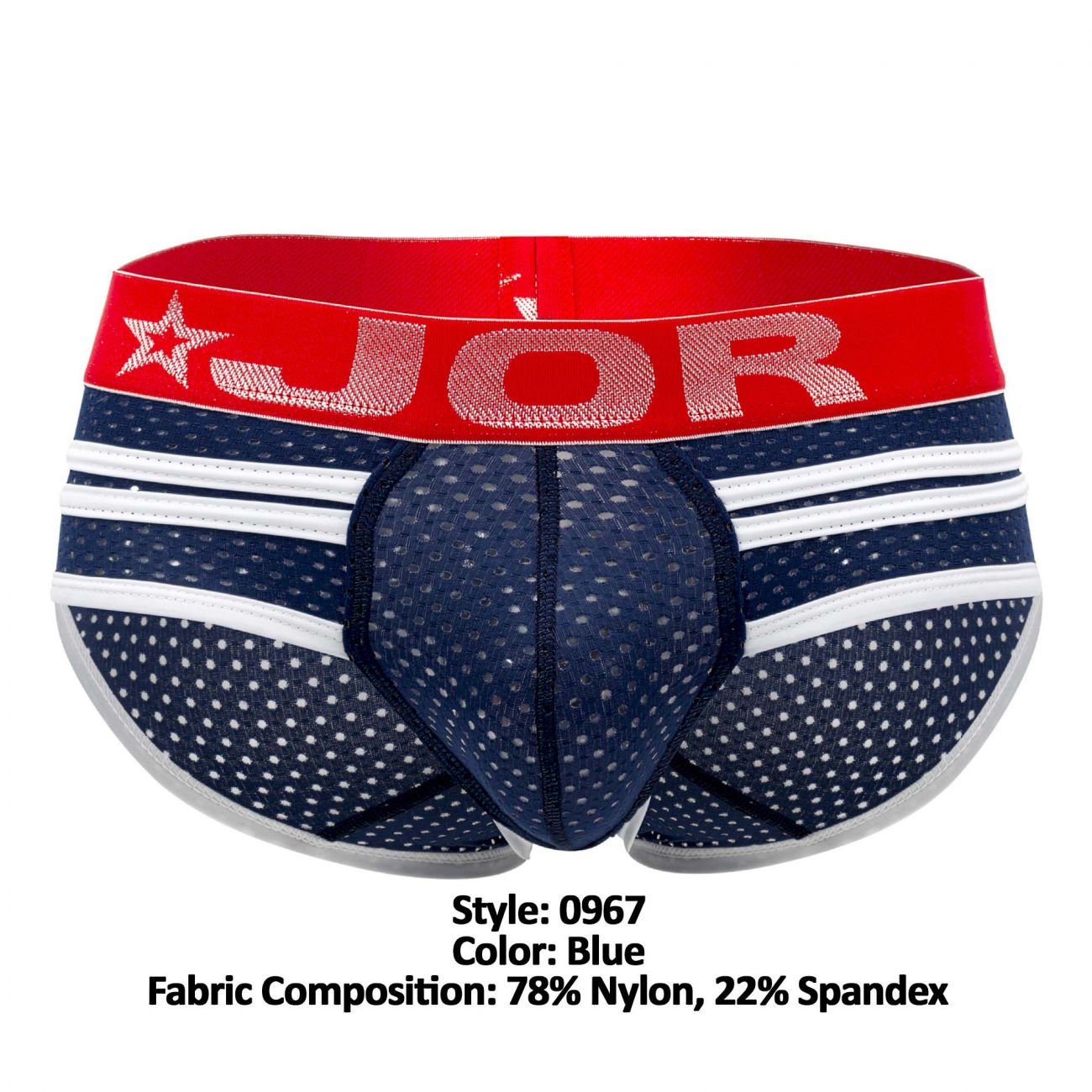 JOR 0967 Fox Briefs Blue