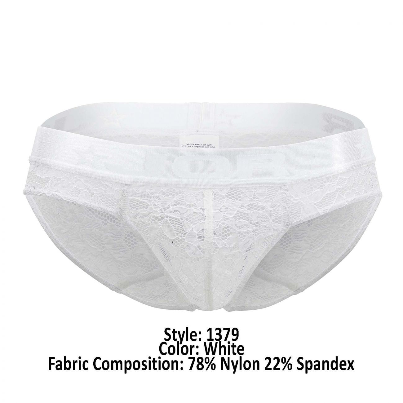 JOR 1379 Romance Lace Briefs White