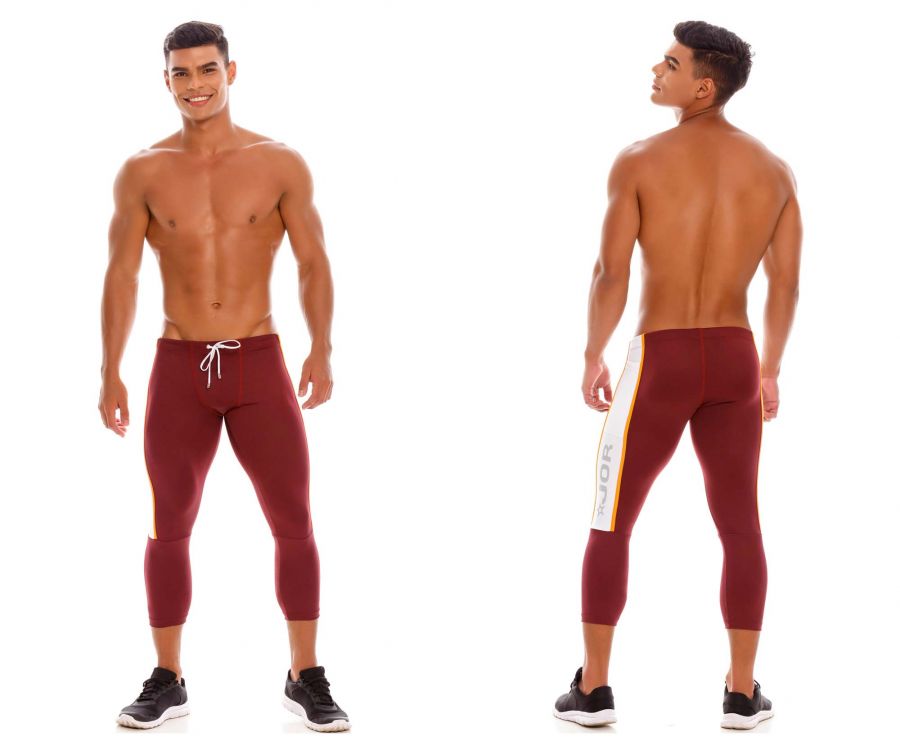 JOR 1586 Biker Athletic Pants Wine