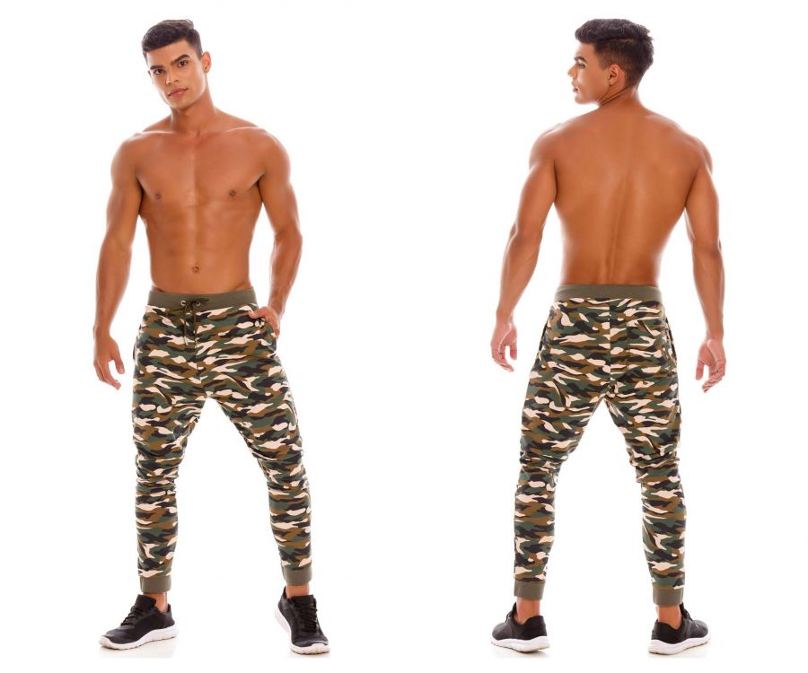 JOR 1591 Combat Athletic Pants Green Camo Printed