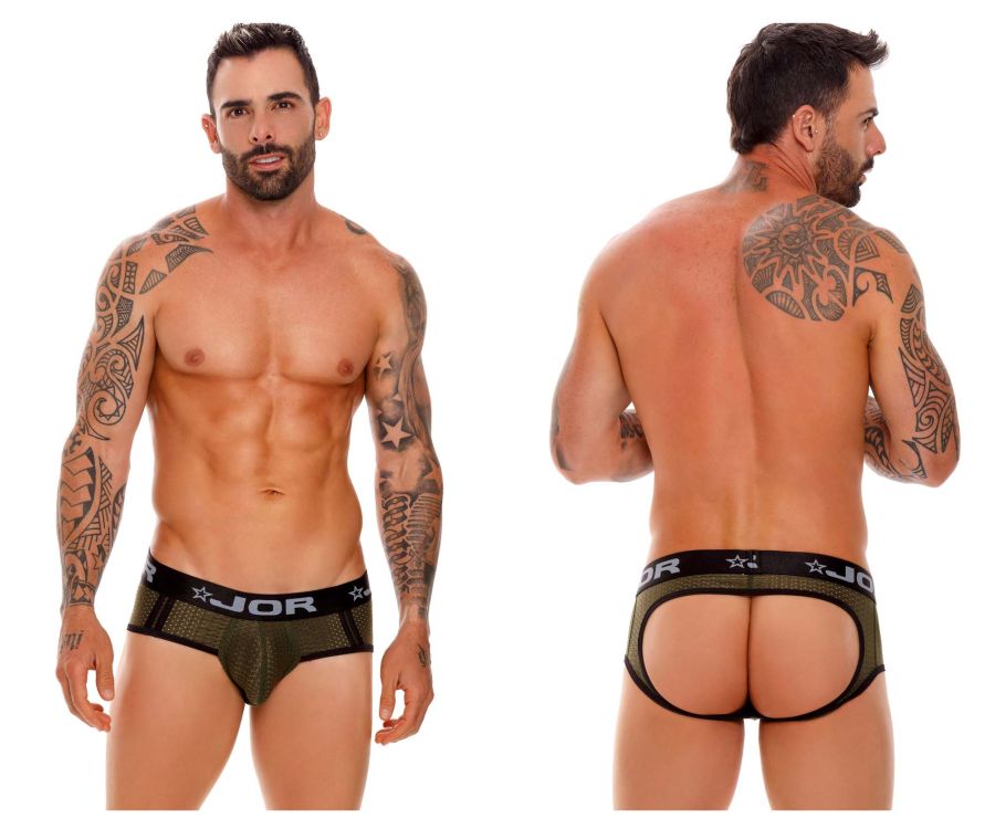 JOR 1636 Electro Jockstrap Green & Black