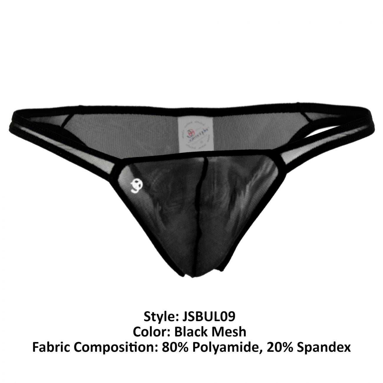 Joe Snyder JSBUL09 Bulge Capri Black Mesh