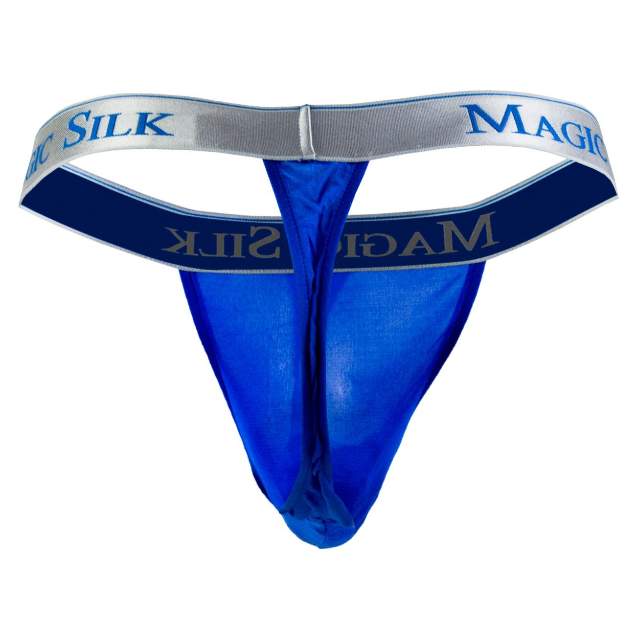 Magic Silk 4586 Silk Knit Micro Mens Thong Cobalt
