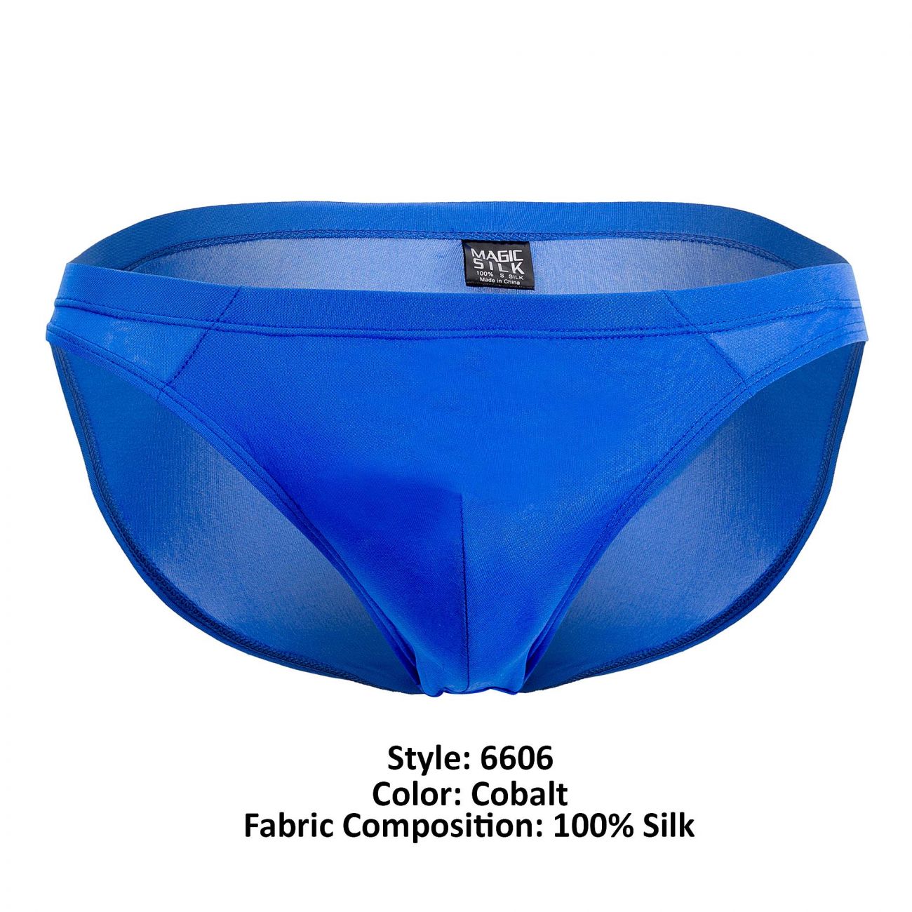 Magic Silk 6606 Silk Briefs Cobalt