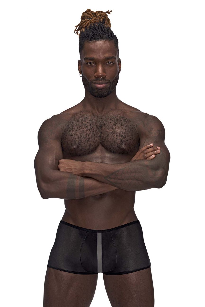 Male Power 138-271 Landing Strip Mini Short Black