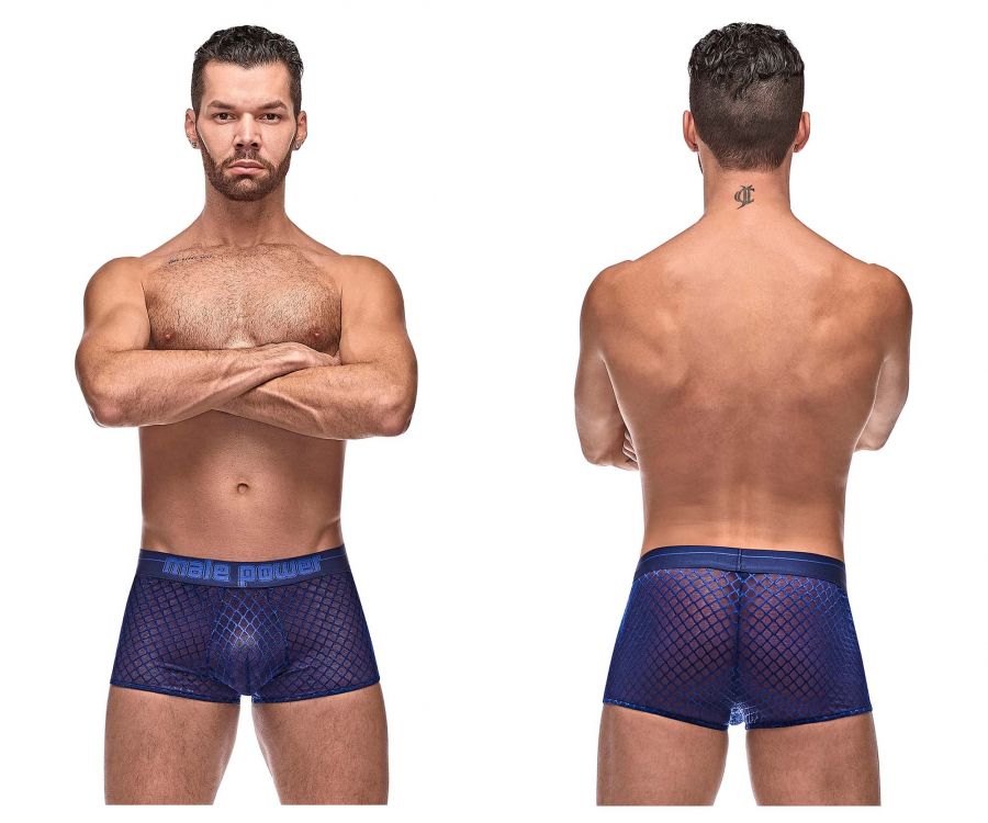 Male Power 145-264 Diamond Mesh Mini Short