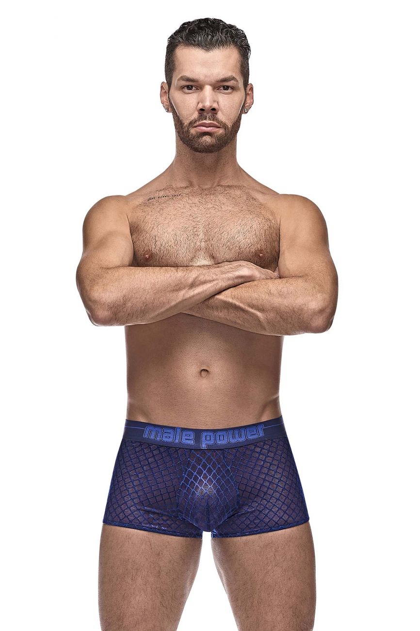 Male Power 145-264 Diamond Mesh Mini Short