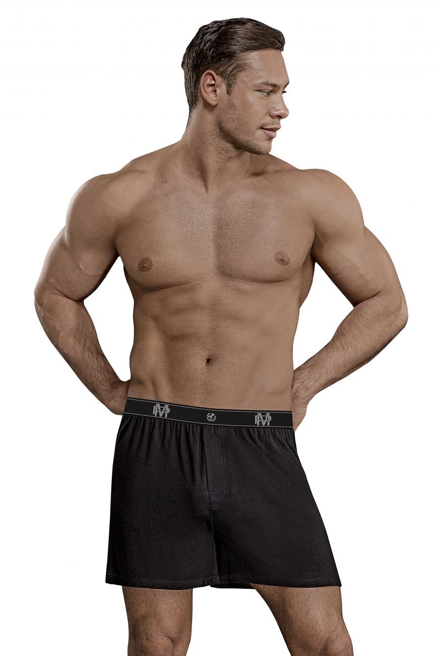 Male Power 160-253 Bamboo Boxer Short Black