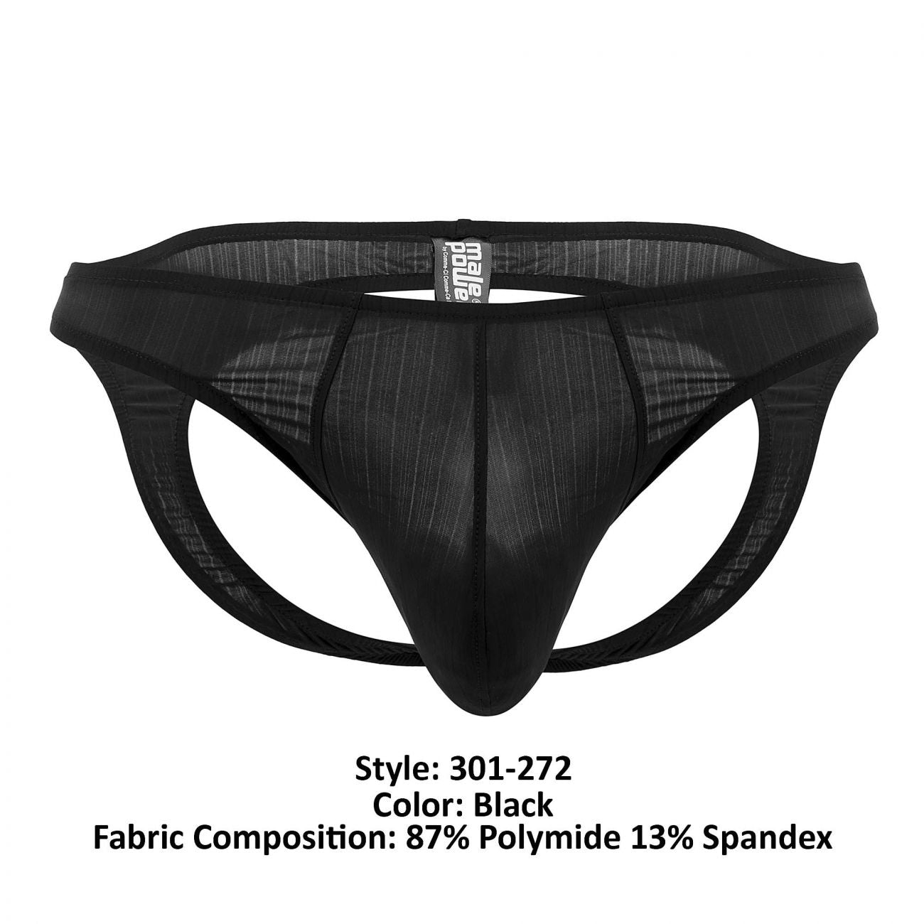 Male Power 301-272 Barely There Moonshine Black