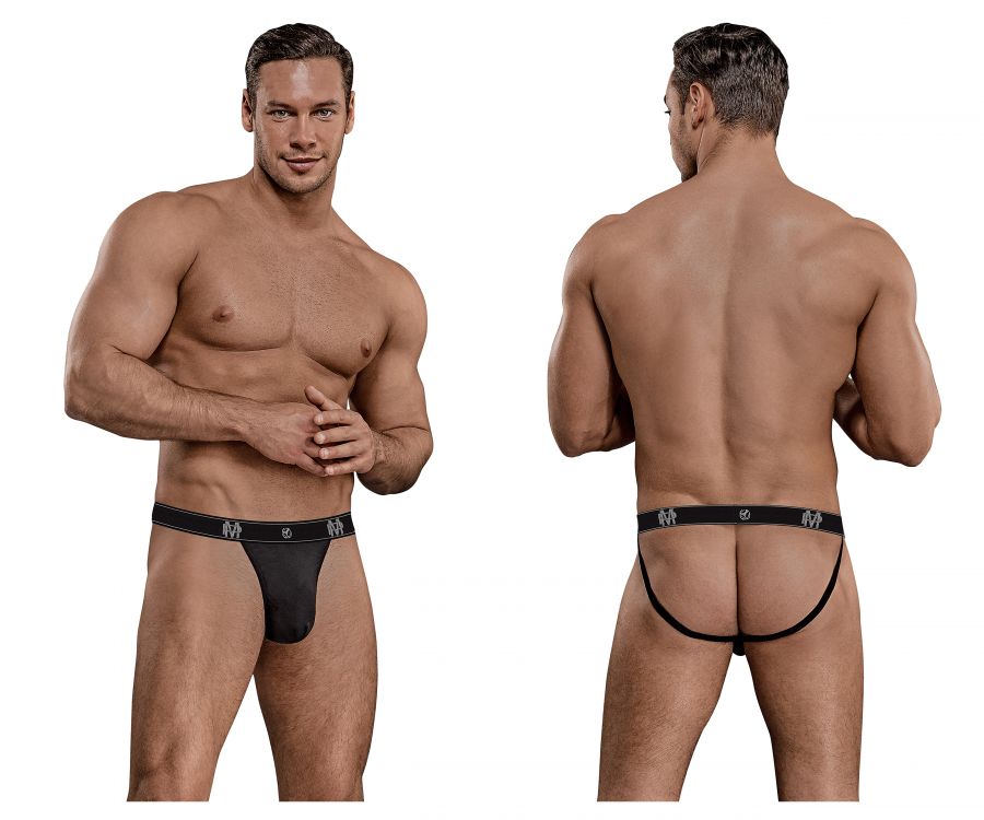 Male Power 349-253 Bamboo Sport Jock Black