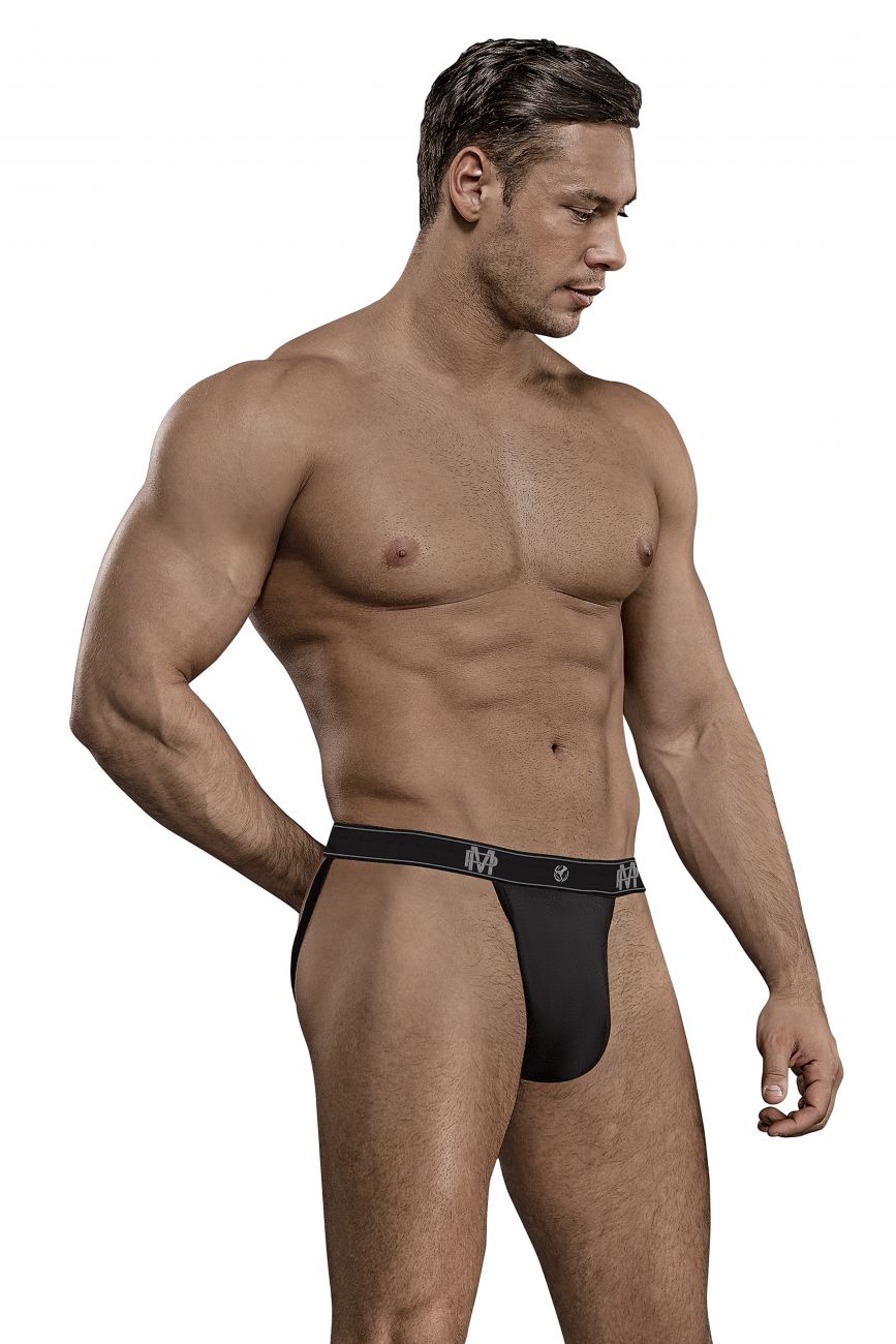 Male Power 349-253 Bamboo Sport Jock Black