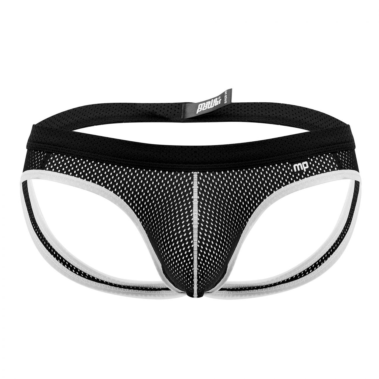 Male Power 354-273 Sport Mesh Jock Black