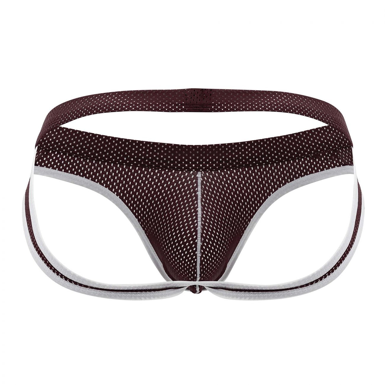 Male Power 354-273 Sport Mesh Jock Burgundy