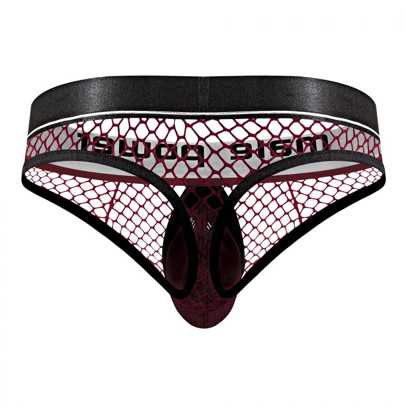 Male Power 410-260 Cockpit C-Ring Thong Burgundy