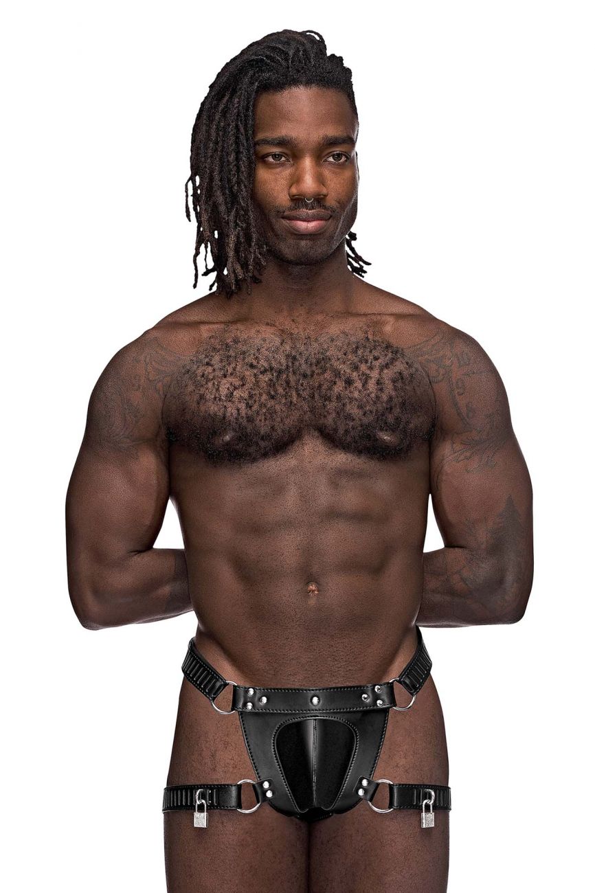 Male Power 550-266 Leather Scorpio Thongs