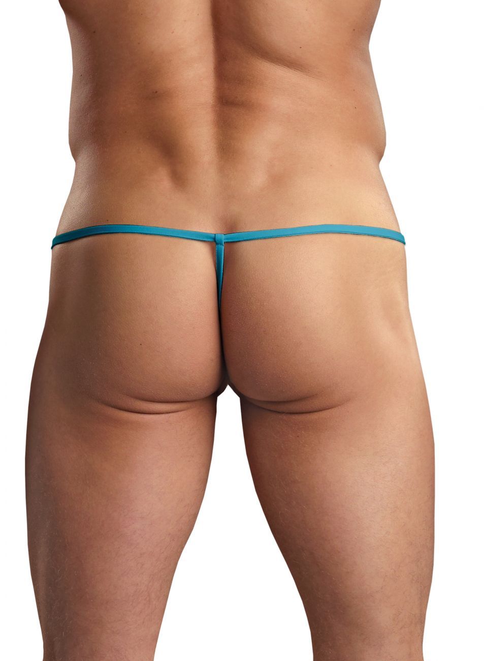 Male Power PAK870 Euro Male Spandex Pouch G String Blue