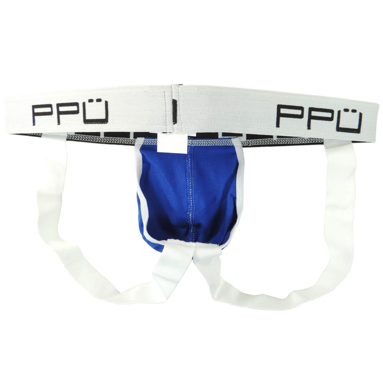 PPU 1308 Cotton Jockstrap Blue-White
