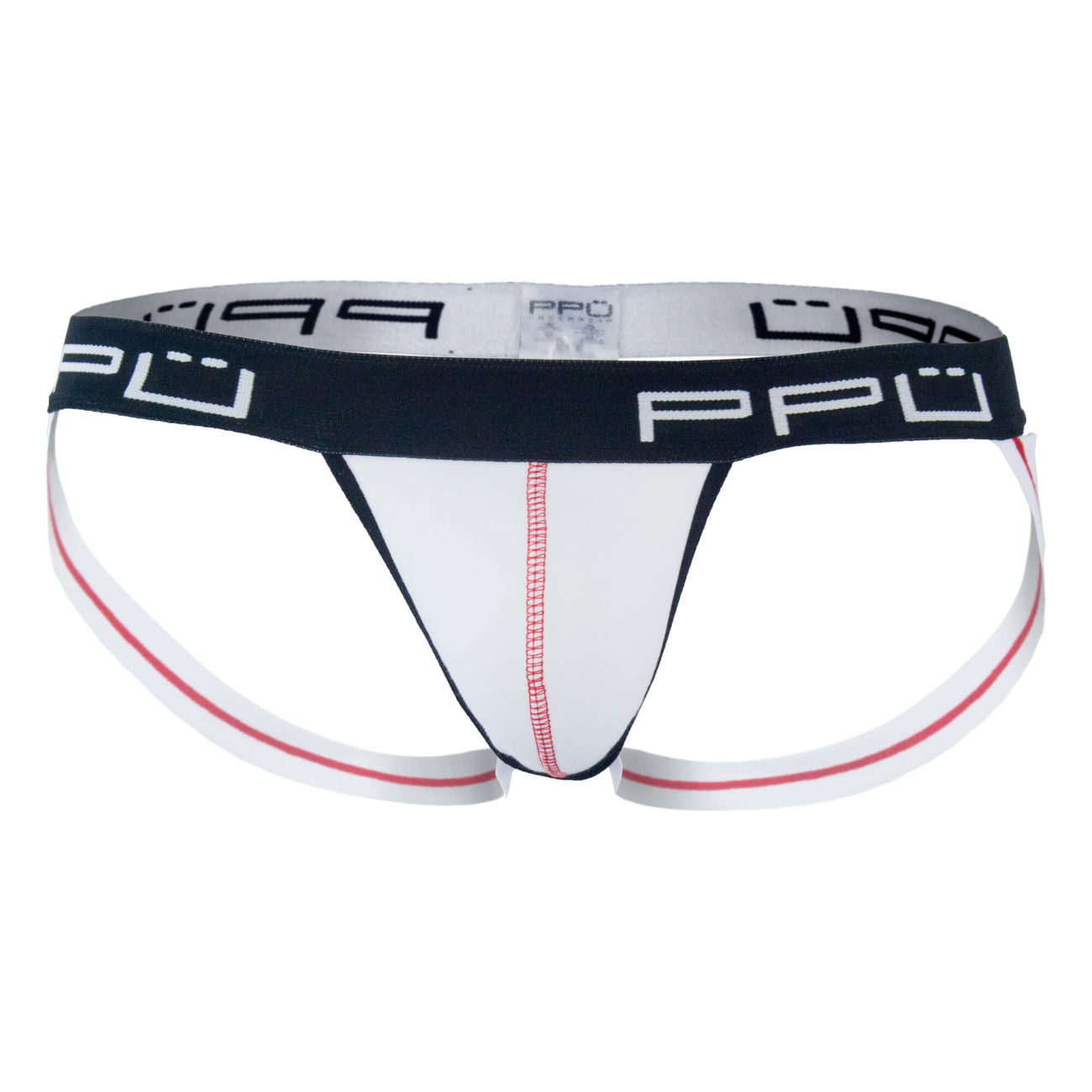 PPU 1308 Cotton Jockstrap White