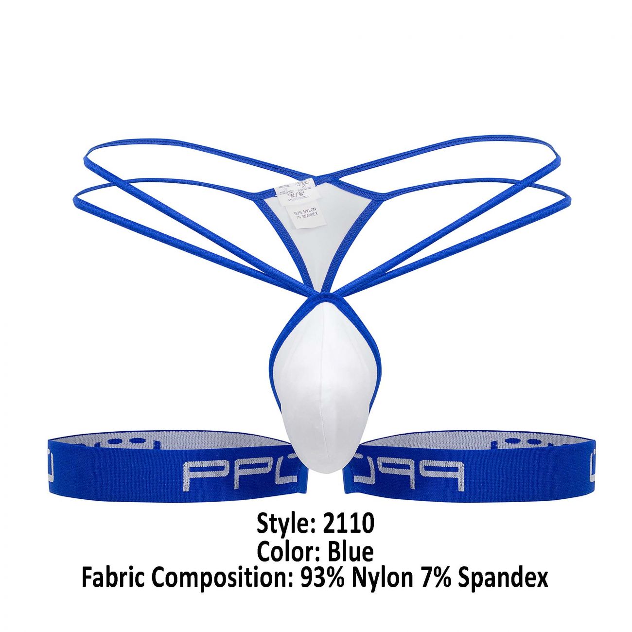 PPU 2110 Garter Thongs Blue