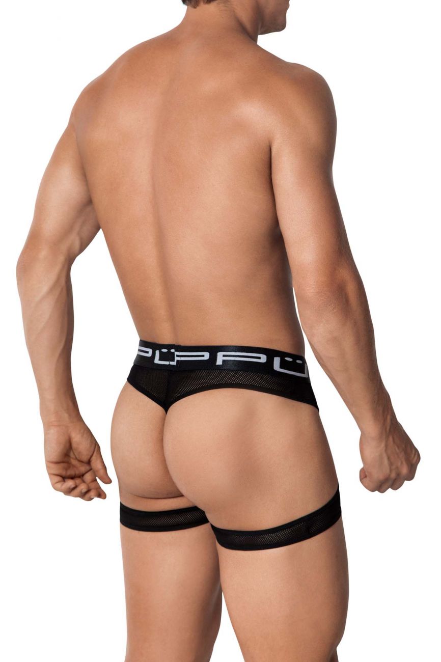 PPU 2111 Garter Trunks Black