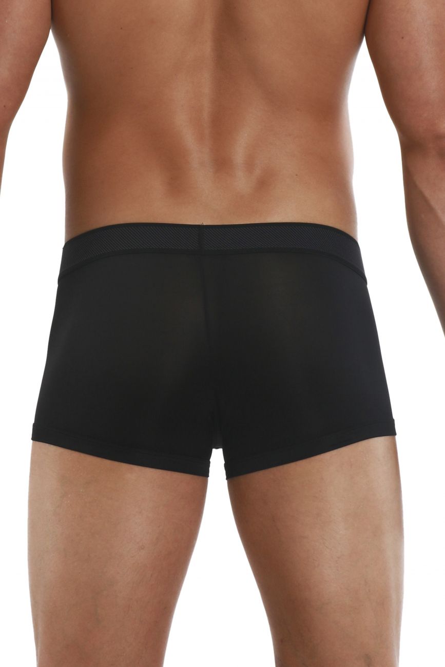 Papi 626182-968 Cool2 2PK Solid-Print Brazilian Trunks Black Blue