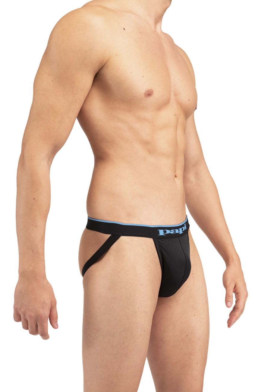 UMPA006 2PK Jockstrap Black Blue