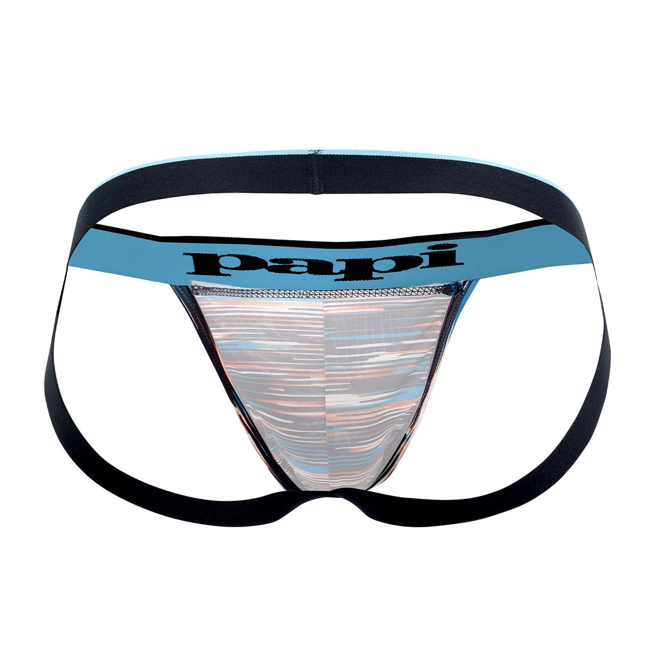 UMPA006 2PK Jockstrap Black Blue