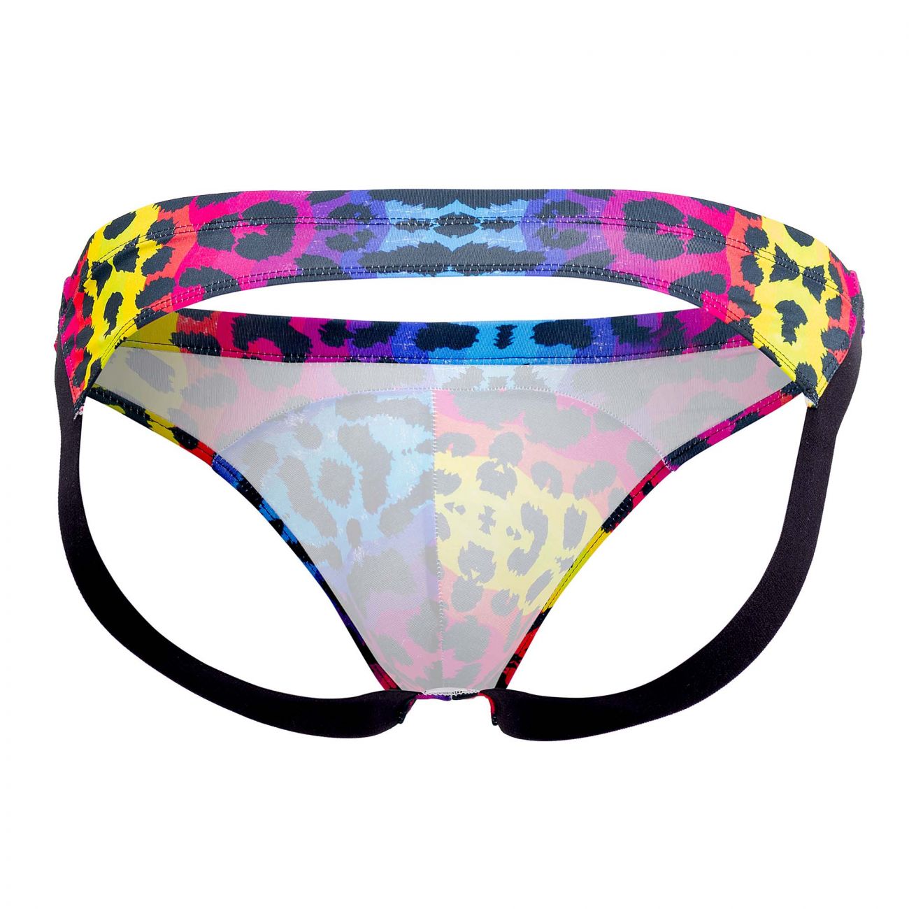 Mens Pikante Compatibility Printed Jockstrap Black Multi