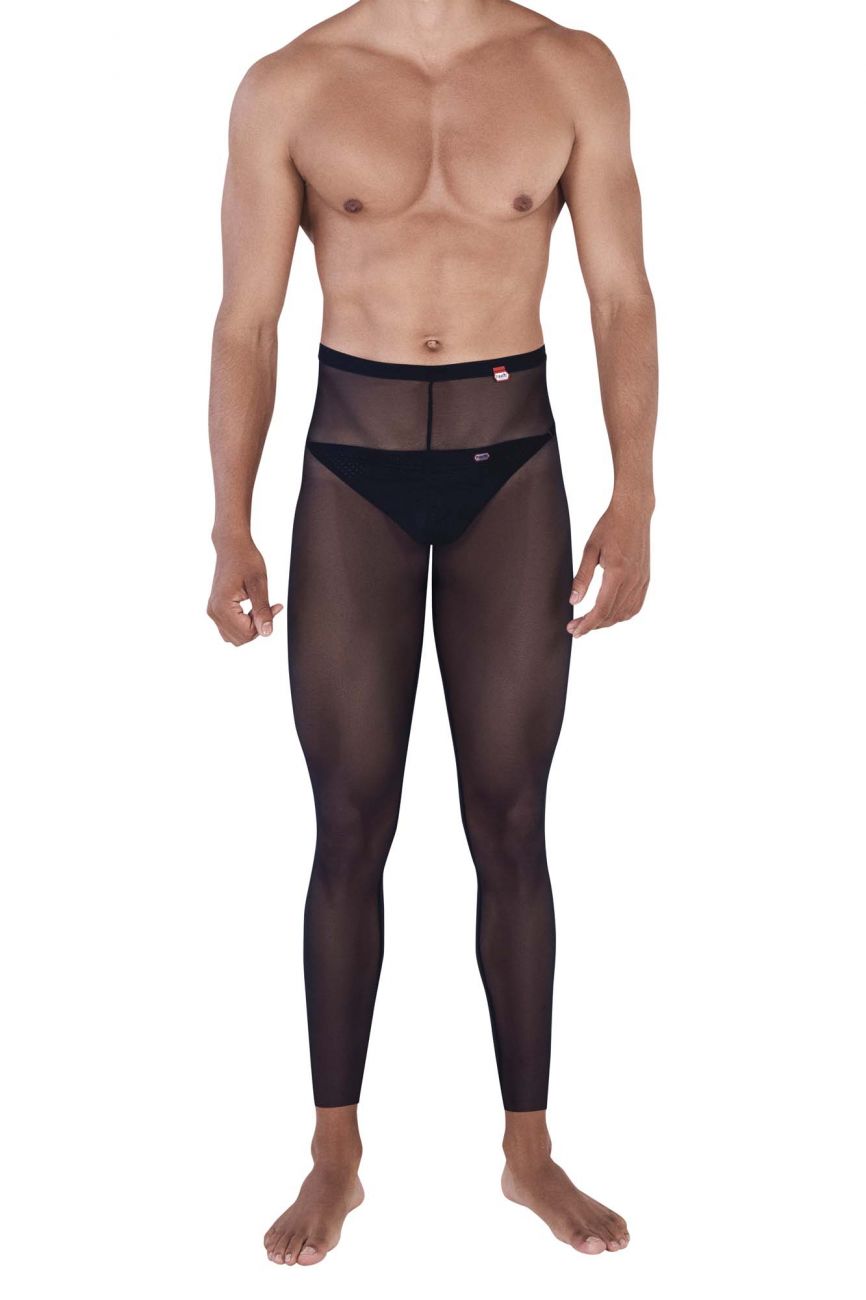 Pikante 0336 Manhood Long Johns Thongs Black