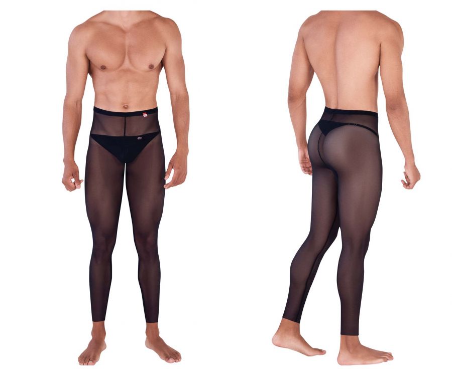 Pikante 0336 Manhood Long Johns Thongs Black