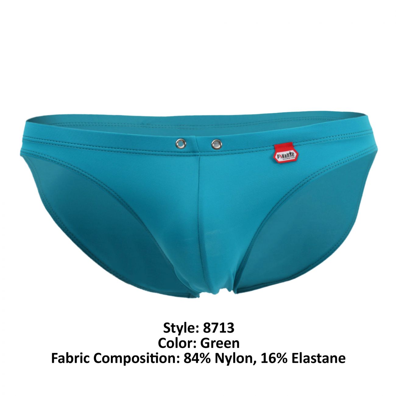 Pikante 8713 Headset Briefs Green