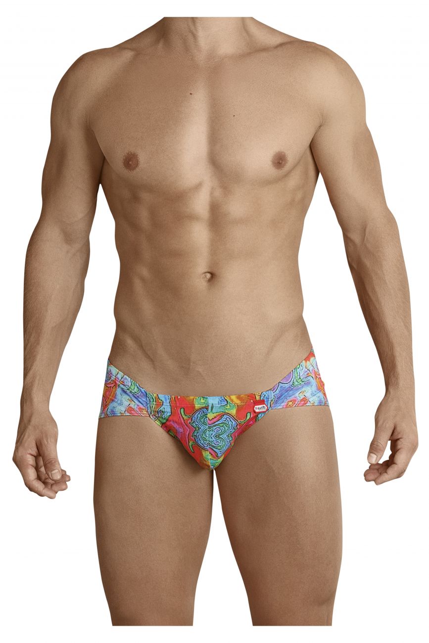 Pikante 8715 Aladin Matrix Briefs Green Multi Coloured